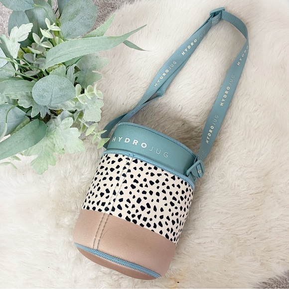 [HydroJug] Autumn Hazlenut & Teal Leopard Print Limited Edition Carrier - Picture 1 of 5